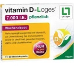 Vitamin D-Loges 7.000 I.e. Pflanzlich Wochendepot 30 ST
