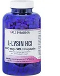 PZN-DE 08403855, Hecht-Pharma L-Lysin 500 mg Gph Kapseln 360 ST