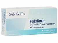 Folsäure Sanavita 5 mg Tabletten 20 ST