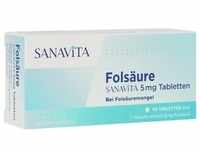 Folsäure Sanavita 5 mg Tabletten 50 ST