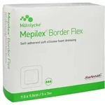 Mepilex Border Flex 7.5x7.5 cm Schaumverband Haft. 10 ST