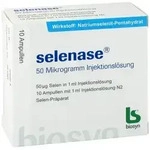 Selenase 50 Mikrogramm Injektionsl&ouml;sung 10 ML