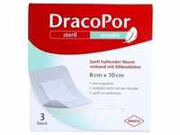 Dracopor Sensitiv 8x10cm Steril mit Silikonkleber 3 ST