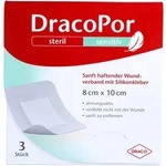 Dracopor Sensitiv 8x10cm Steril mit Silikonkleber 3 ST