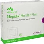 Mepilex Border Flex 10x10 cm Schaumverband Haft. 10 ST