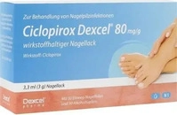 PZN-DE 17617236, Dexcel Pharma Ciclopirox Dexcel 80 mg/G Wirkstoffhaltiger Nagel. 3.3