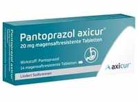 Pantoprazol Axicur 20 mg Magensaftresistente Tabl. 14 ST