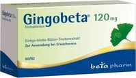 PZN-DE 12461663, betapharm Arzneimittel Gingobeta 120 mg Filmtabletten 60 ST