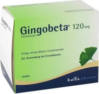 PZN-DE 12461686, betapharm Arzneimittel Gingobeta 120 mg Filmtabletten 120 ST