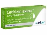 Cetirizin Axicur 10 mg Filmtabletten 20 ST