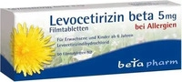 PZN-DE 16006252, betapharm Arzneimittel Levocetirizin Beta 5mg Filmtabletten 50 ST