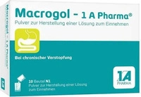 PZN-DE 14264056, Macrogol - 1 A Pharma Plv.z.her.e.lsg.z.einnehmen 10 ST