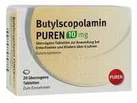 Butylscopolamin Puren 10 mg Überzogene Tabletten 20 ST