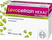 PZN-DE 14241670, Levocetirizin Hexal bei Allergien 5mg Filmtabl. 100 ST