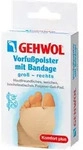 GEHWOL Vorfu&szlig;polster mit Bandage rechts gro&szlig;, 1 Stk.