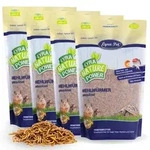4 x 10 Liter Lyra Pet&reg; Mehlw&uuml;rmer getrocknet im Beutel