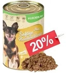 24 x 400 g Lecker.Pet&reg; Josie's Saftige Fleischmahlzeit Sensitiv mit Pute & Reis