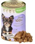 18 x 400 g Lecker.Pet&reg; Josie's 100 % Muskelfleisch Rind Hundefutter Nassfutter