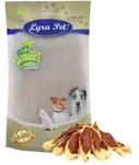 1 kg Lyra Pet&reg; Kaninchenohren gef&uuml;llt mit H&uuml;hnerfleisch