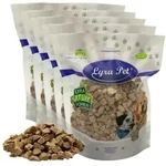 1 kg (5 x 200 g) Lyra Pet&reg; Entenleberw&uuml;rfel gefriergetrocknet