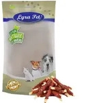1 kg Lyra Pet&reg; Kaurollen mit Entenbruststreifen