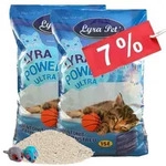 2 x 15 Liter Lyra Pet&reg; Lyra Power&reg; ULTRA excellent Katzenstreu Bentonit + 2 M&auml;use