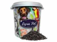 10 kg Lyra Pet® Sonnenblumenkerne schwarz in 30 L Tonne