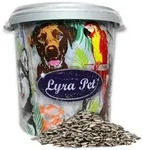10 kg Lyra Pet&reg; Sonnenblumenkerne gestreift in 30 L Tonne