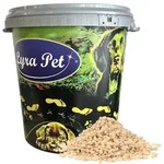 10 kg Lyra Pet&reg; Erdnusskerne wei&szlig; gehackt in 30 L Tonne