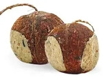 3 x 4 Stk. Lyra Pet&reg; Gef&uuml;llte Kokosnuss mit L&ouml;chern