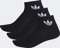 adidas Originals Mid-Cut Crew Socken, 3 Paar - Herren, Schwarz male