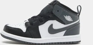 Jordan Air 1 Mid Babys, Schwarz
