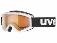 Uvex SPEEDY PRO Kinder-Skibrille Vollrand Monoscheibe Kunststoff-Gestell, weiß