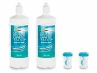 SOLO-care AQUA (2x360 ml + 2 Behälter) Kombilösung, Pflegemittel