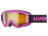 Uvex SPEEDY PRO Unisex-Skibrille Vollrand Monoscheibe Kunststoff-Gestell, schwarz