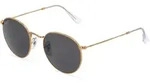 Ray-Ban RB 3447 ROUND METAL Herren-Sonnenbrille Vollrand Rund Metall-Gestell, gold