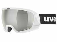 Uvex CONTEST CV Unisex-Skibrille Vollrand Monoscheibe Kunststoff-Gestell, weiß