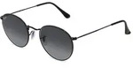 Ray-Ban RB 3447N ROUND METAL Herren-Sonnenbrille Vollrand Rund Metall-Gestell,