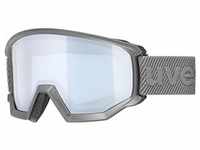 Uvex Athletic FM Unisex-Skibrille Vollrand Monoscheibe Kunststoff-Gestell, grau