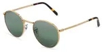 Ray-Ban RB 3637 NEW ROUND Unisex-Sonnenbrille Vollrand Panto Metall-Gestell, gold