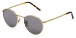 Ray-Ban RB 3637 NEW ROUND Unisex-Sonnenbrille Vollrand Panto Metall-Gestell, gold
