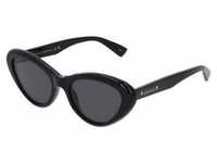 Gucci GG1170S Damen-Sonnenbrille Vollrand Butterfly Kunststoff-Gestell, schwarz