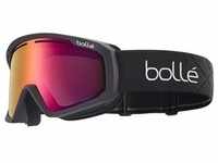 Bollé Y7 OTG Unisex-Skibrille Vollrand Monoscheibe Kunststoff-Gestell, schwarz