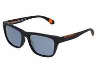 Superdry 5009 Unisex-Sonnenbrille Vollrand Eckig Kunststoff-Gestell, schwarz