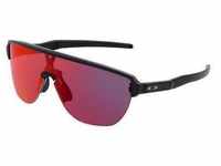 Oakley OO9248 Unisex-Sonnenbrille Nylor Monoscheibe Kunststoff-Gestell, schwarz