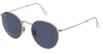 Ray-Ban RB 3447 Unisex-Sonnenbrille Vollrand Rund Metall-Gestell, rot