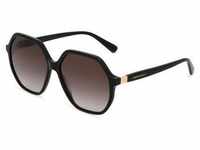 Longchamp LO707S Damen-Sonnenbrille Vollrand Eckig Kunststoff-Gestell, schwarz