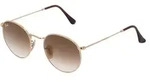 Ray-Ban RB3447 Unisex-Sonnenbrille Vollrand Rund Metall-Gestell, gold
