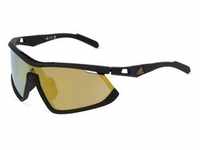Adidas SP0055 Unisex-Sonnenbrille Vollrand Monoscheibe Kunststoff-Gestell, schwarz