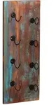 Wand-Weinregal 'Seaside' Massivholz, Metall Recycletes Holz Shabby Chic